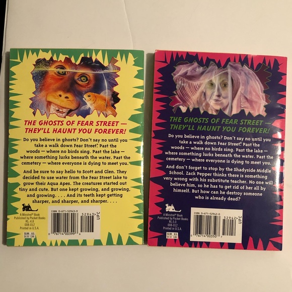 R.L. Stine Fear of ghosts street books 2 & 3 - who’s been sleeping in my grave - Picture 2 of 8